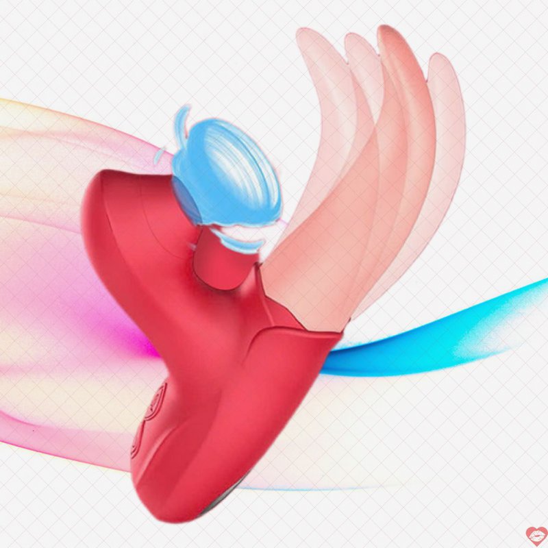Lưỡi rung liếm âm đạo và bú mút điểm G 2 trong 1 JIUUY