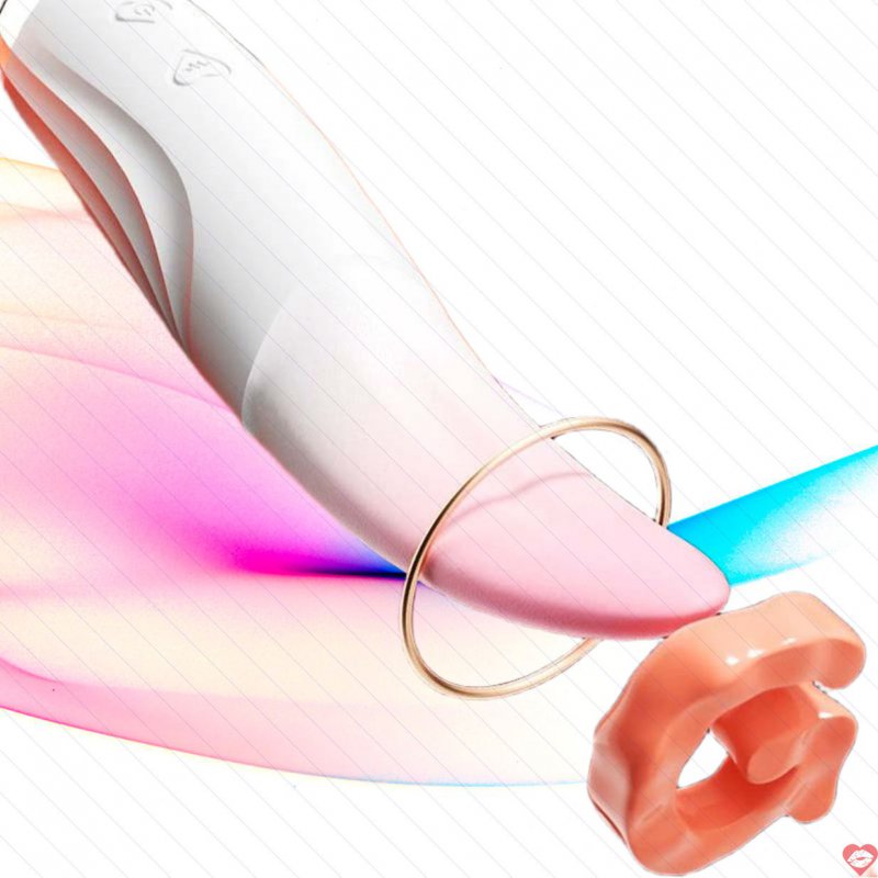 Lưỡi liếm rung nhỏ gọn 3D Timid silicone mềm mại chống nước 10 chế độ rung.