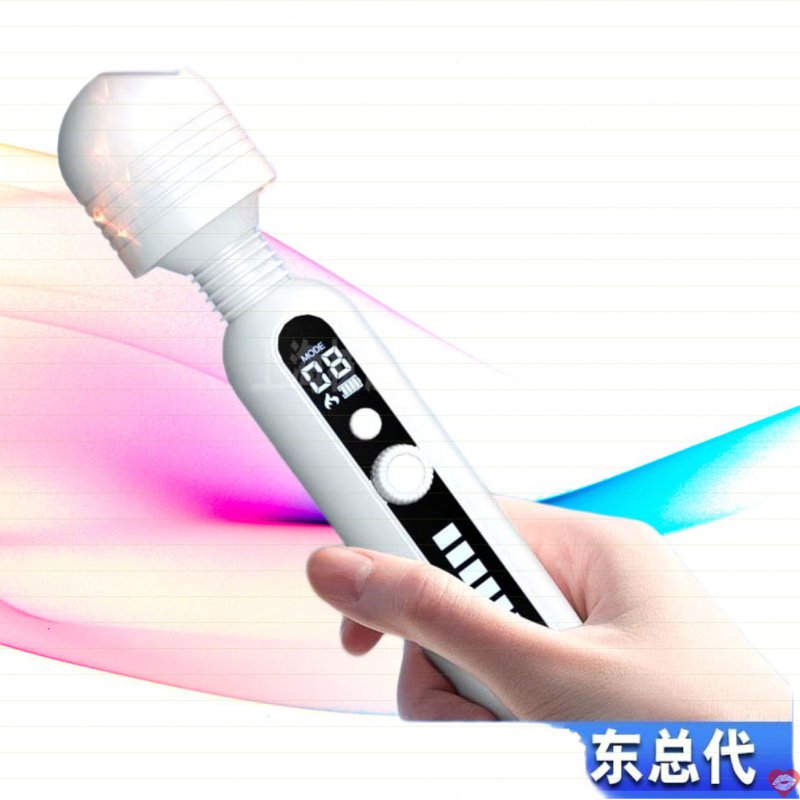 Chày rung nhỏ gọn phát nhiệt Crooked horse màn hình LCD.