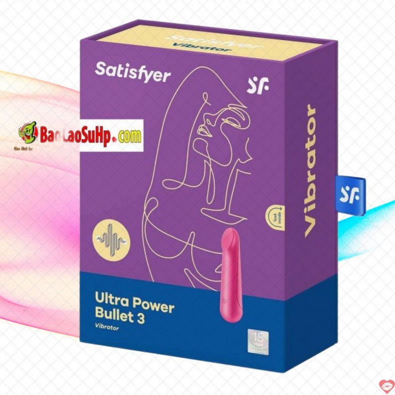 Trứng rung USA thỏi son Satisfyer – Ultra Power Bullet 3 Vibrator