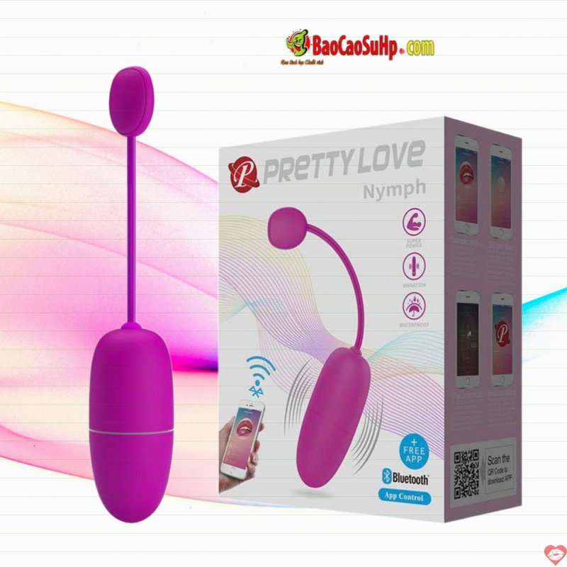 Trứng rung Prettylove điều khiển APP Nym mềm mại