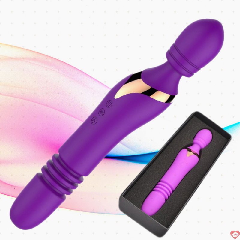 Chày Rung Cao Cấp 1 Đầu Rung  1 Đầu Ngoáy Sưởi Ấm - Lucy