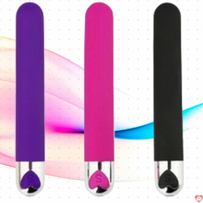Mê mẩn với sextoy que rung trái tim silicon