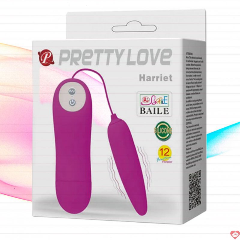 Trứng Rung Tình Yêu Pretty Love Harriet Baile 1 Đầu 12 Chế Độ