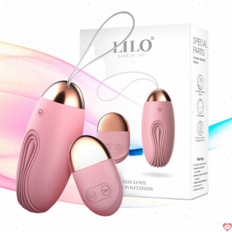 Trứng Rung Tình Yêu Lilo Sạc USB Remote Điều Khiển Từ Xa