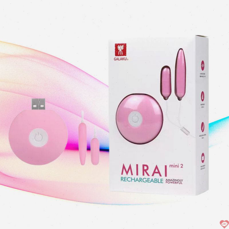Trứng Rung Tình Yêu Galaku Mirai Mini 2 Rung Siêu Mạnh