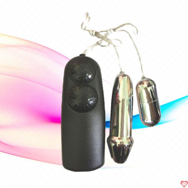 Trứng Rung Tình Yêu 2 Đầu Inox