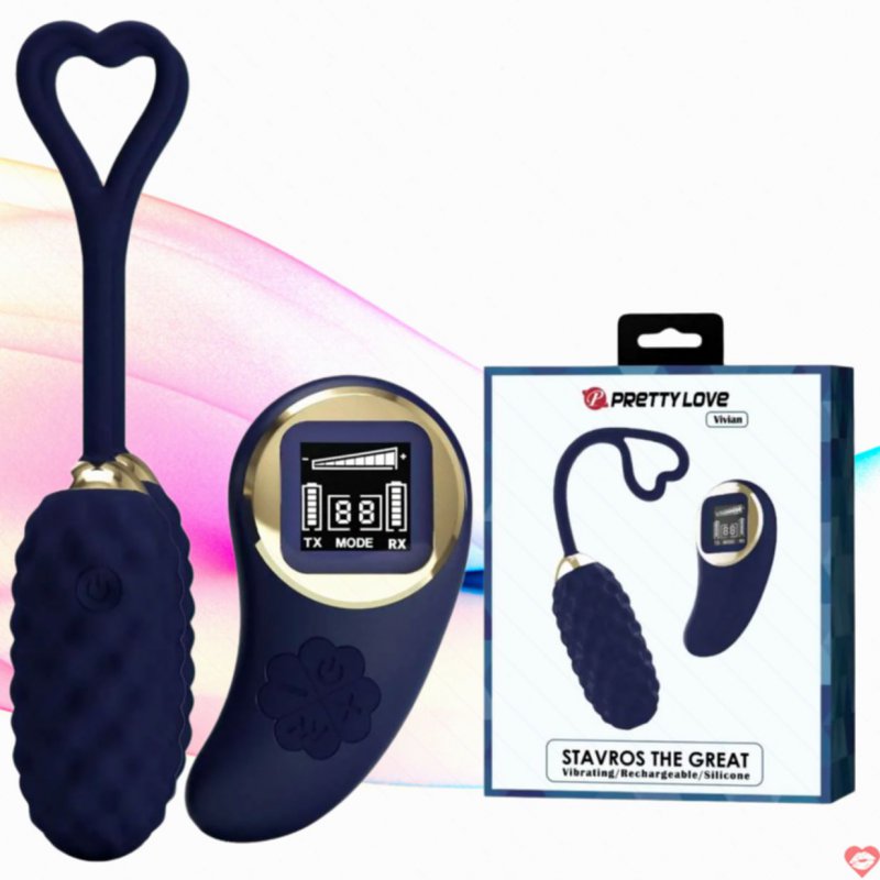 Trứng Rung Pretty Love Vivian Điều Khiển Từ Xa 10 Chế Độ Rung
