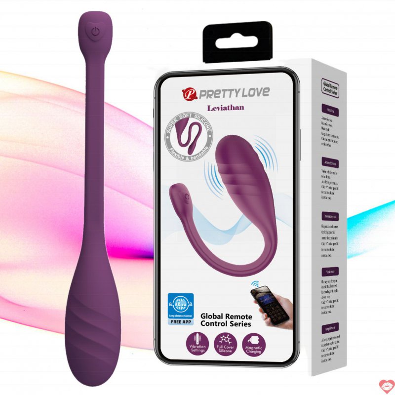 Trứng Rung Pretty Love Laviathan Điều Khiển Qua App Điện Thoại