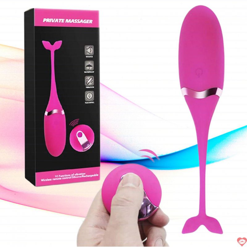 Trứng Rung Không Dây Cá Heo 10 Chế Độ Private Massager