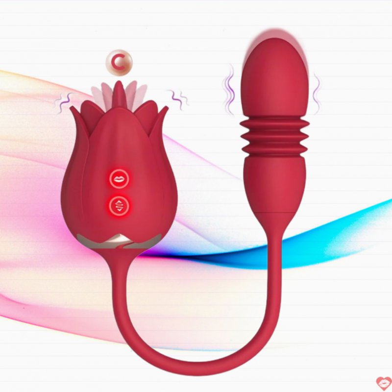 Trứng Rung Hoa Hồng Kích Thích Liếm Thụt Tận Hưởng Đam Mê 