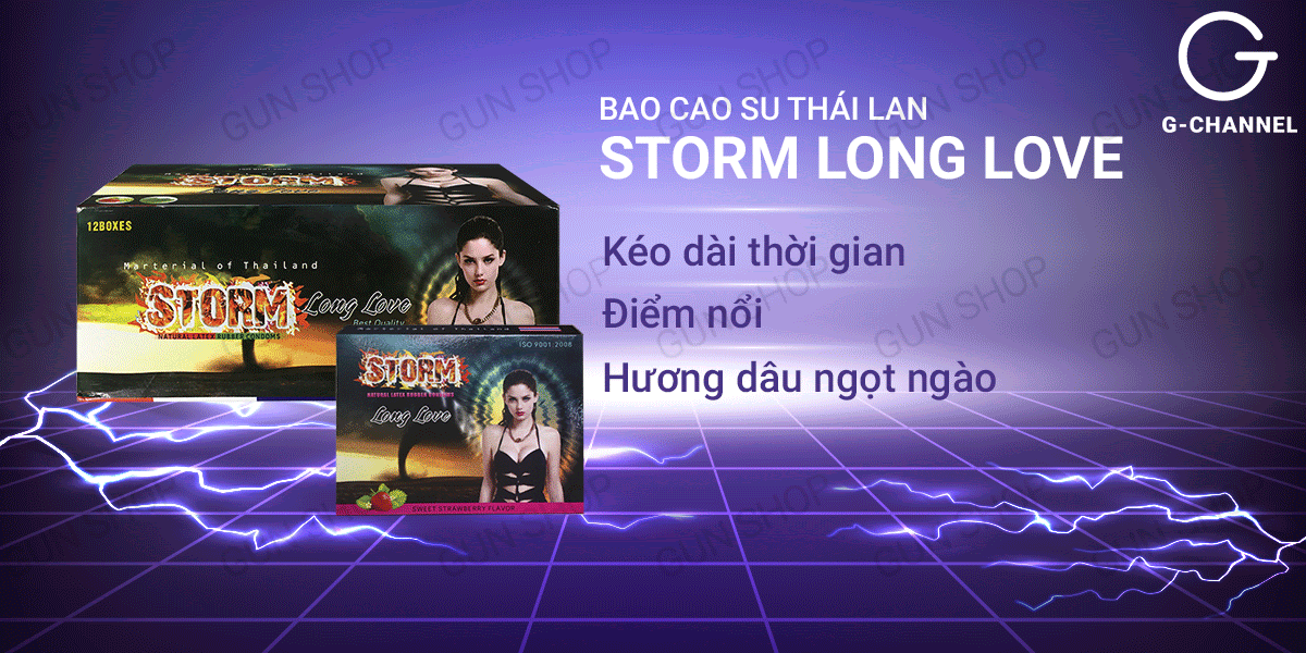  Review Bao cao su Storm Long Love - Kéo dài thời gian - Hộp 120 cái chính hãng