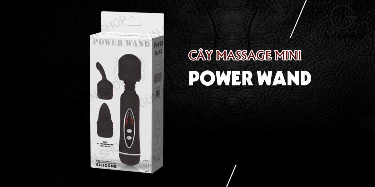  Bán Cây massage mini rung 12 chế độ Power Wand chày rung tình yêu chính hãng giá tốt
