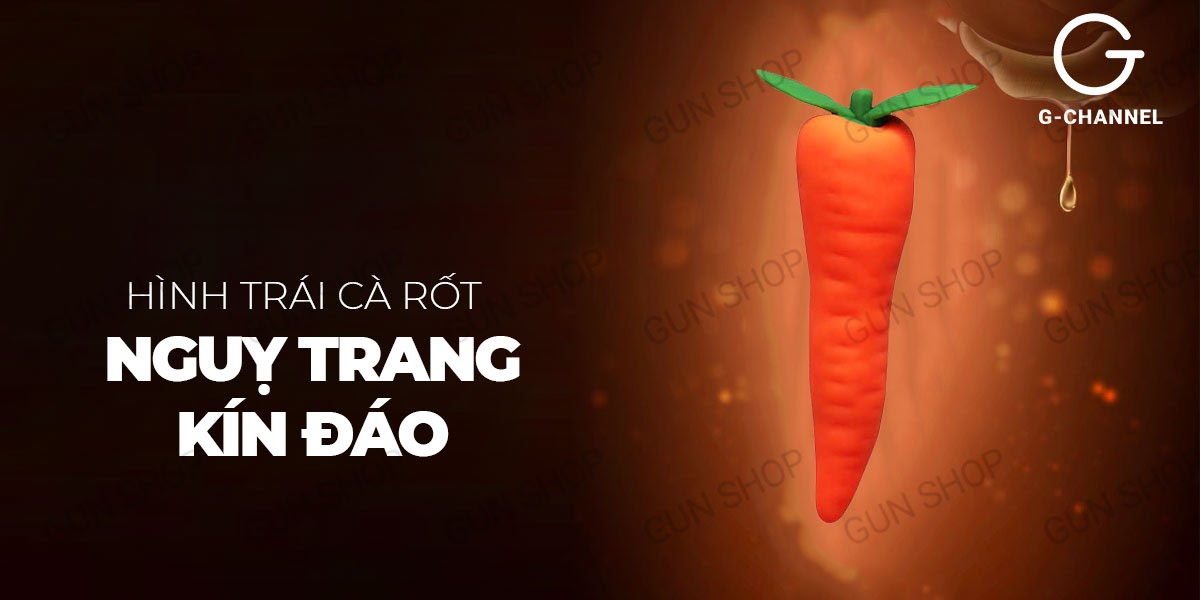  Thông tin Dương vật giả ngụy trang rung đa chế độ hình quả cà rốt - Wistone Carrot hàng mới về