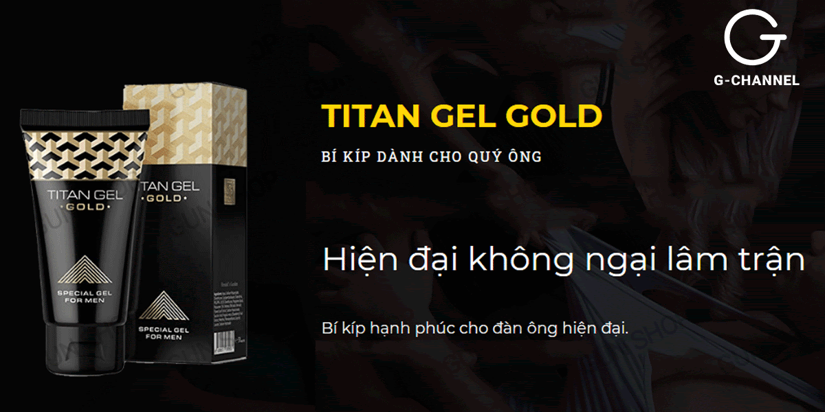  Review Gel bôi trơn tăng kích thước cao cấp - Titan Gold - Chai 50ml cao cấp