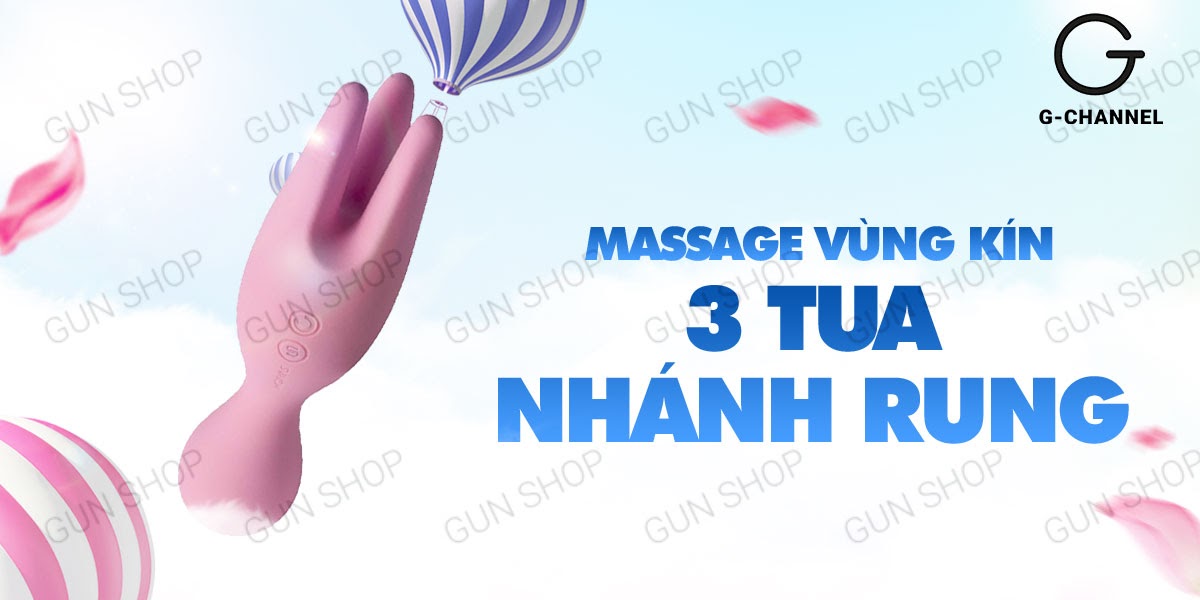  Bán Máy rung massage 2 đầu rung mạnh mẽ sạc điện - Svakom Nymph giá rẻ