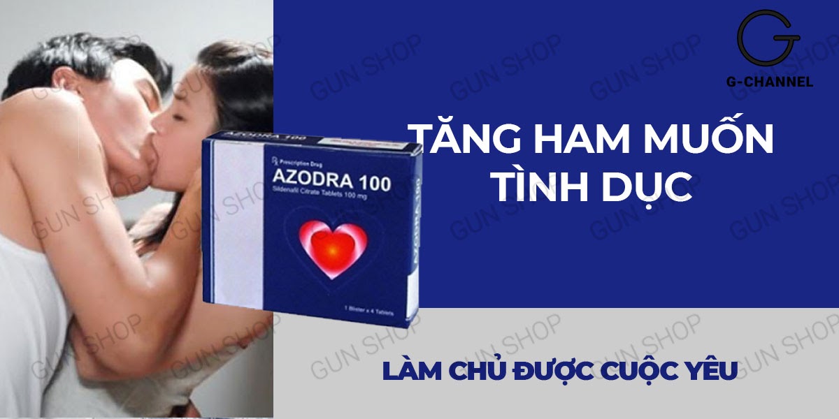  Bảng giá Viên uống hỗ trợ cương dương tăng cường sinh lý Azodra 100mg - Hộp 4 viên chính hãng